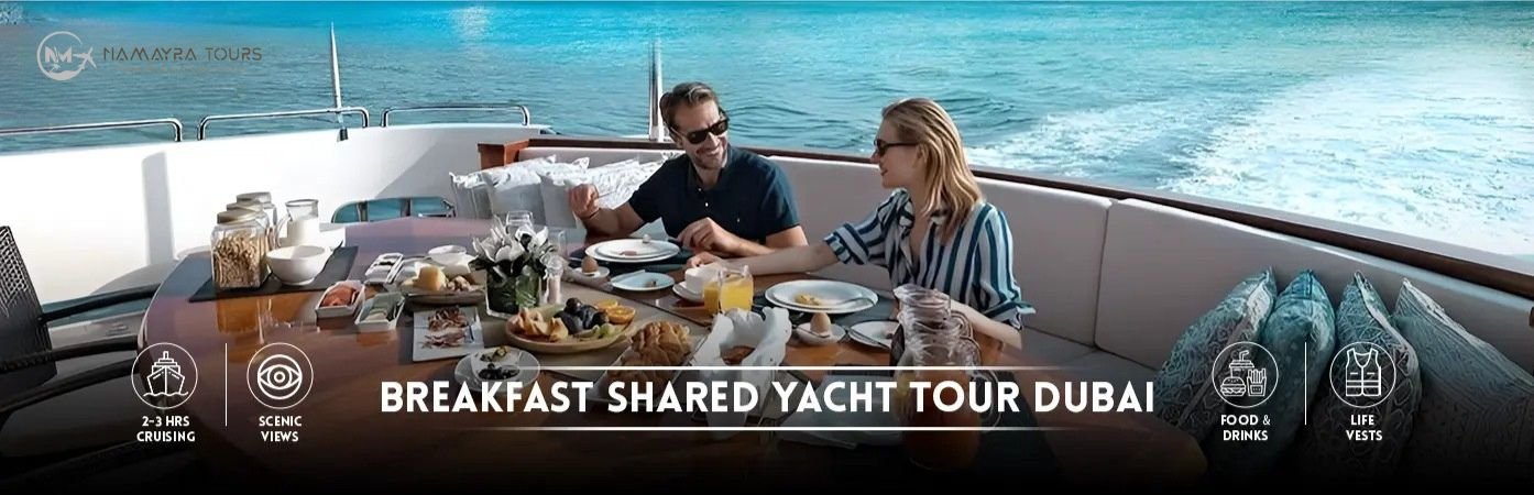 Breakfast Shared Yacht Tour Dubai Marina